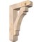 Ekena Millwork Merced Craftsman Smooth Bracket w/ Offset Brace, Douglas Fir, 7 1/2"W x 28"D x 40"H BKT0806X28X40MRC04SDF - alternate 1